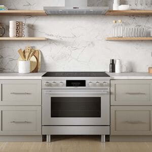 Bosch 800 Series 36 in. 3.7 cu. ft. True European Convection Electric Range with 5 Induction Burners - Stainless Steel, , hires