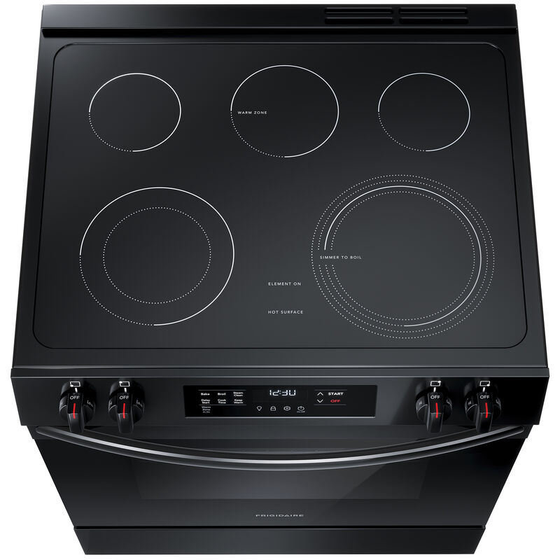 Frigidaire 30 in. 5.3 cu. ft. Electric Range with Smoothtop Burners - Black, Black, hires