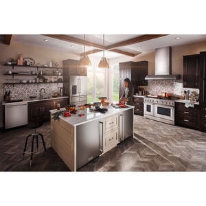 KitchenAid 24 in. 5 cu. ft. Built-In Undercounter Refrigerator - Stainless Steel, Stainless Steel, hires