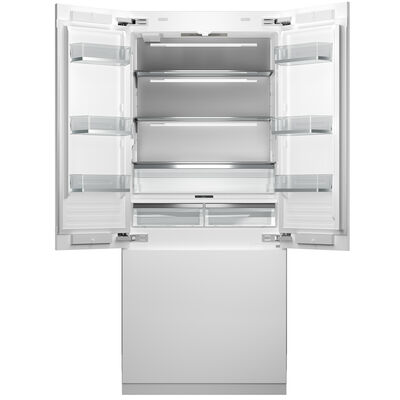 Bertazzoni 36 in. 19.6 cu. ft. Built-In Counter Depth French Door Refrigerator with Internal Water Dispenser - Custom Panel Ready | REF36FDZPNV2