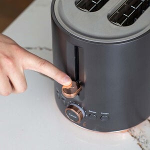 Cafe Express Finish 2-Slice Toaster - Matte Black, , hires