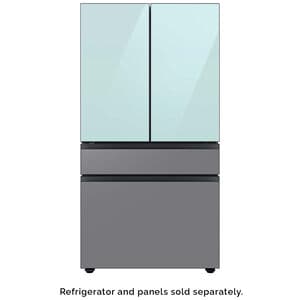 Samsung Bespoke 4-Door French Door Bottom Panel for Refrigerators - Stainless Steel, , hires