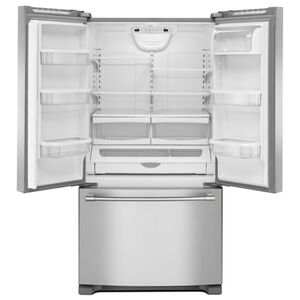 Maytag 36 in. 20 cu. ft. Counter Depth French Door Refrigerator with Internal Water Dispenser - Fingerprint Resistant Stainless Steel, , hires