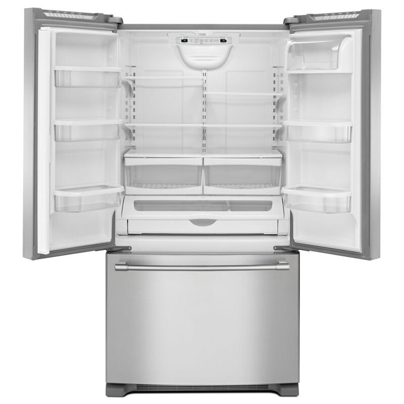 Maytag 36 in. 20 cu. ft. Counter Depth French Door Refrigerator with Internal Water Dispenser - Fingerprint Resistant Stainless Steel, , hires