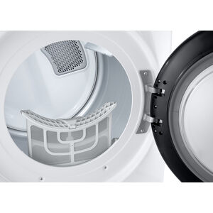 LG 27 in. 7.4 cu. ft. Smart Stackable Electric Dryer with Sensor Dry & AI Dry - White, , hires