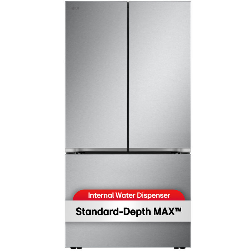 LG 36 in. 31.7 cu. ft. Smart French Door Refrigerator with Internal Water Dispenser - PrintProof Stainless Steel, , hires