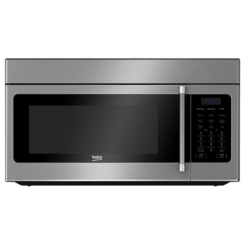 Beko 30 in. 1.6 cu. ft. 1000W Over-the-Range Microwave with 300 CFM - Stainless Steel, , hires