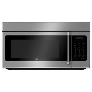 Beko 30" 1.6 Cu. Ft. Over-the-Range Microwave with 10 Power Levels & 300 CFM - Stainless Steel, , hires