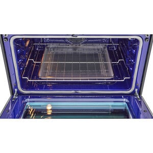 LG 30 in. 6.9 cu. ft. Smart Air Fry True European Convection Double Oven Slide-In Gas Range with 5 Sealed Burners & Griddle - PrintProof Stainless Steel, PrintProof Stainless Steel, hires