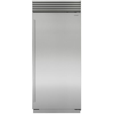 Sub-Zero Classic Series 36 in. Built-In 22.8 cu. ft. Smart Freezerless Refrigerator with Professional Handles & Internal Water Dispenser - Stainless Steel | CL3650RIDSPR