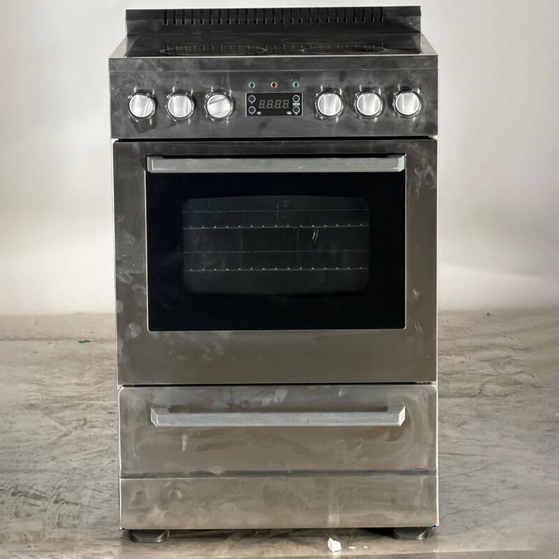 Avanti ELITE Series 24 in. 2.3 cu. ft. Standard Convection Electric Range with Smoothtop Burners - Stainless Steel (Open Box Good Condition), , hires