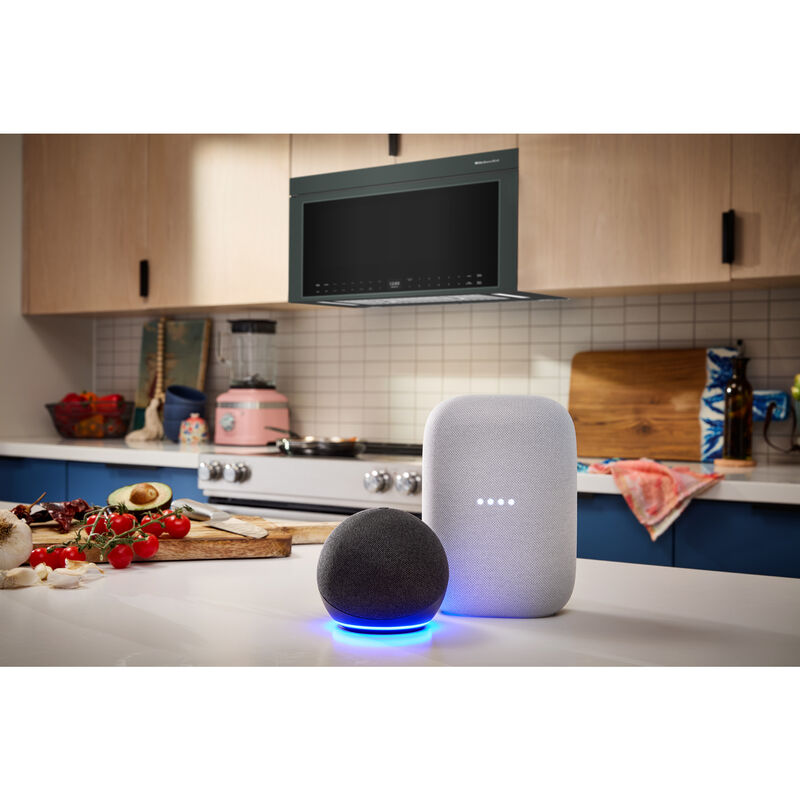 KitchenAid 30 in. 1.1 cu. ft. 950W Smart Over-the-Range Microwave with 400 CFM, Convection & Sensor Cooking - Juniper, , hires