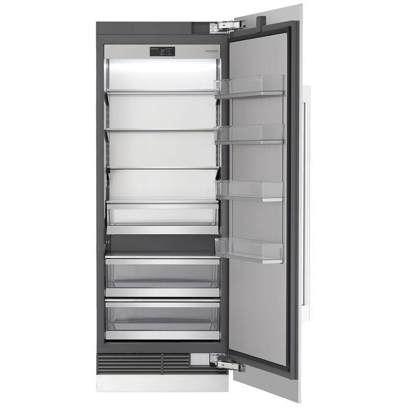 Signature Kitchen Suite 30 in. 18 cu.ft. Built-In Smart Counter Depth Freeezerless Refrigerator with Internal Water Dispenser - Custom Panel Ready, , hires