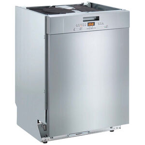 Miele 24 in. Front Control Dishwasher with 44 dBa Sound Level, 3rd-Rack & Pocket - Clean Steel, , hires