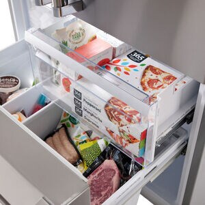 Viking 3 Series 36 in. 19.9 cu. ft. Counter Depth French Door Refrigerator with Internal Water Dispenser - Stainless Steel, , hires