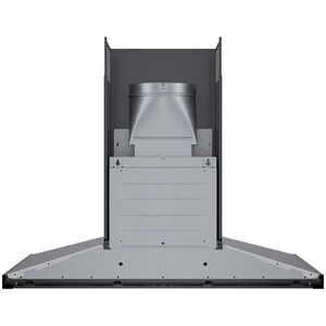 Bosch 800 Series 36 in. Convertible Chimney Style Range Hood with 600 CFM, 4 Fan Speeds & 2 Halogen Lights - Black Stainless Steel, , hires