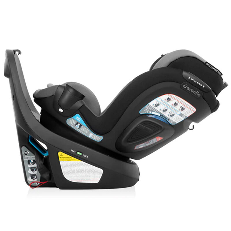 Evenflo Revolve 360 Slim 2 in 1 Convertible Car Seat - Obsidian Black, , hires