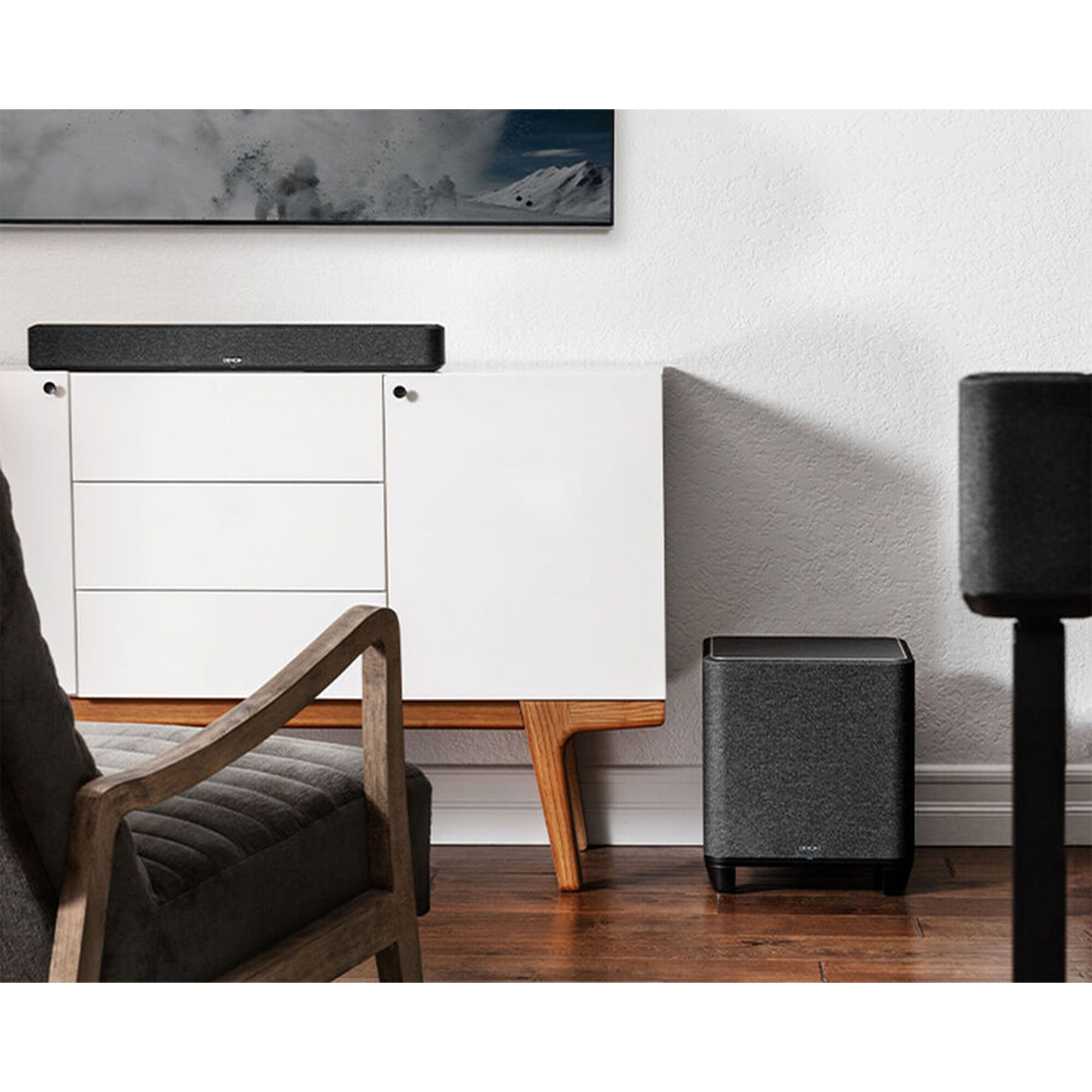 Denon Home Subwoofer with Built-In HEOS - Black | P.C. Richard & Son
