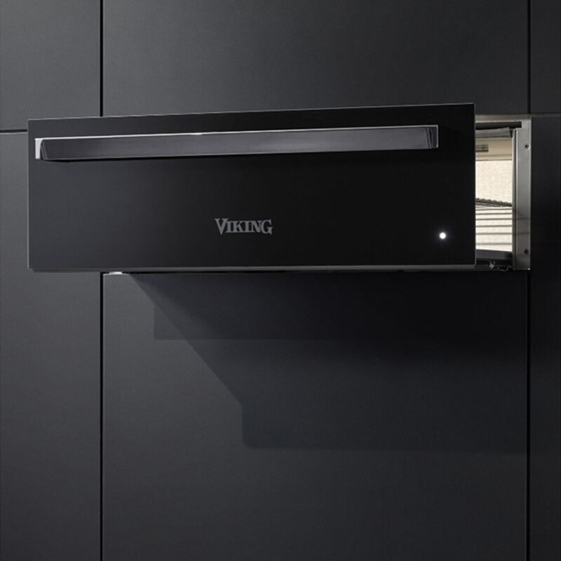 Viking 30 in. 1.9 cu. ft. Warming Drawer - Black Glass, , hires