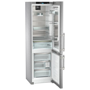 Liebherr Peak 24 in. 12.8 cu. ft. Smart Counter Depth Bottom Freezer Refrigerator Right Hinged - Stainless Steel, , hires
