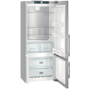 Liebherr 30 in. 14.6 cu. ft. Counter Depth Bottom Freezer Refrigerator - Stainless Steel, , hires