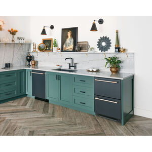 Cafe 24 in. 5.7 cu. ft. Double Refrigerator Drawers - Matte Black, Matte Black, hires