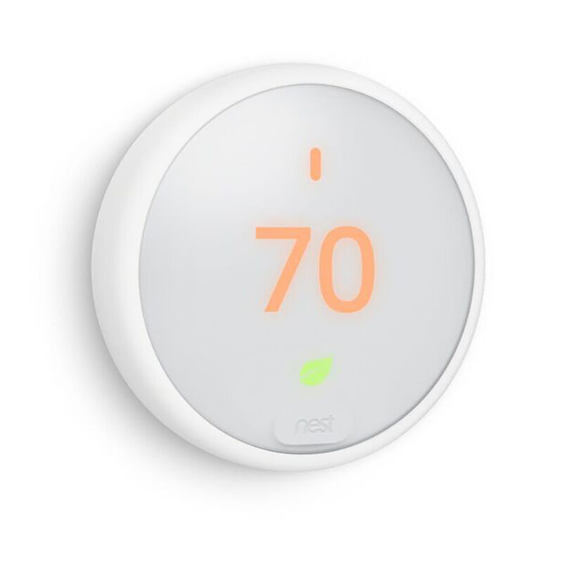 Google Nest Thermostat E - White, , hires