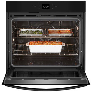 Whirlpool 30 in. 5 cu. ft. Smart Electric Single Wall Oven with Standard Convection - Black, , hires