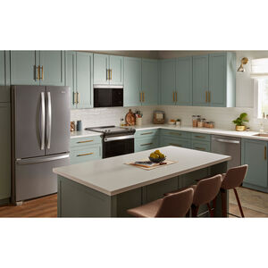 Whirlpool 30 in. 1.1 cu. ft. 1000W Over-the-Range Microwave with 300 CFM & Sensor Cooking - Fingerprint Resistant Stainless, Fingerprint Resistant Stainless, hires