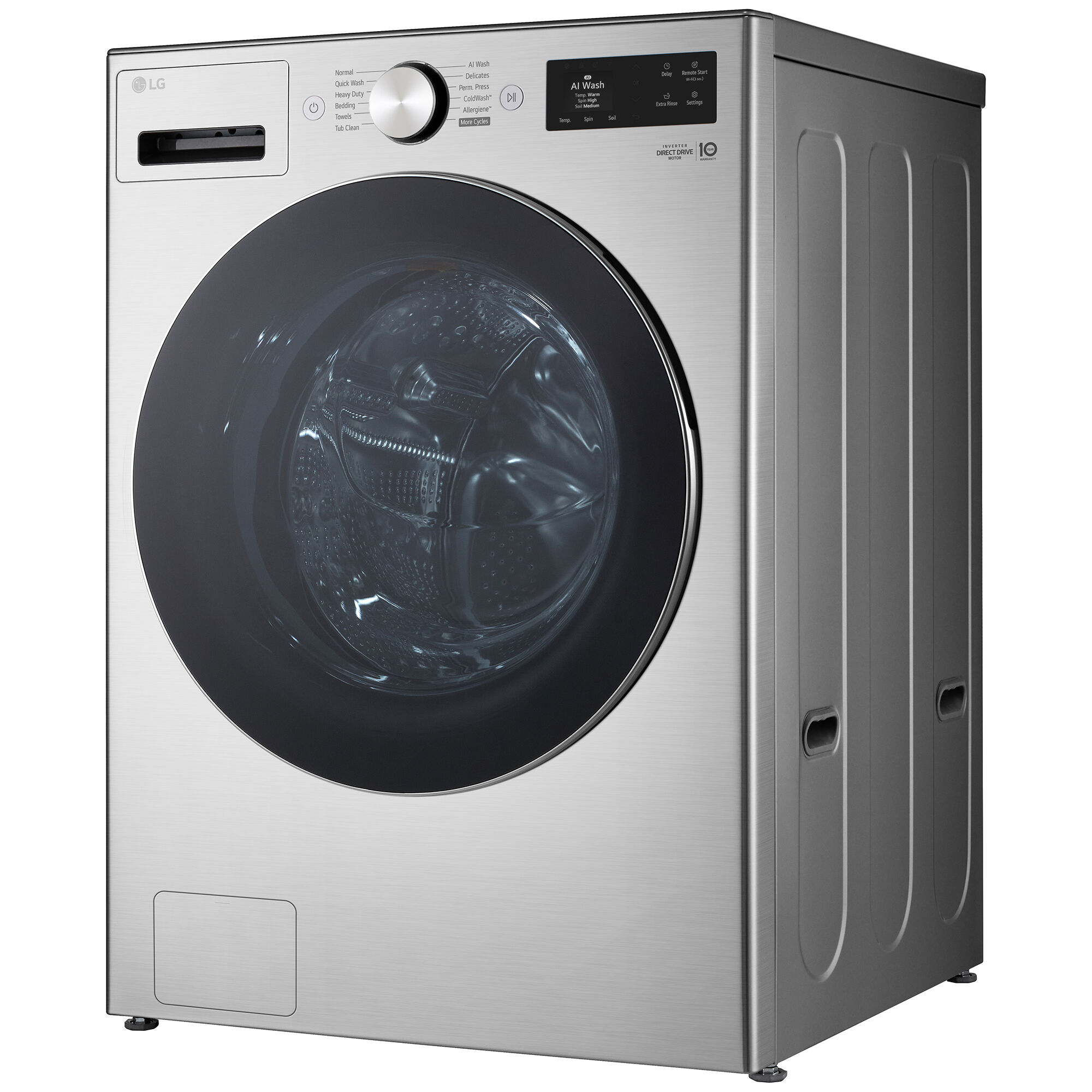 LG 27 in. 5.0 cu. ft. Smart Stackable Front Load Washer with