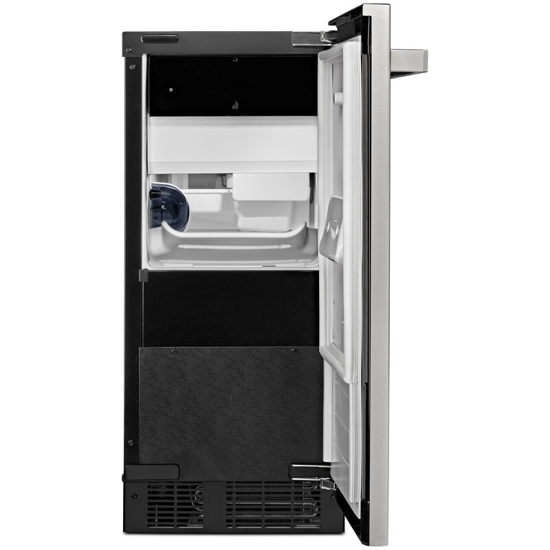 JennAir 15 in. Built-In Undercounter Ice Maker with 25 lb. Ice Storage, Auto-Defrost & Digital Control - Custom Panel Ready, , hires