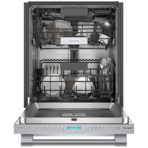 Thermador Star Sapphire Series 24 in. Built-In Dishwasher with Digital Control, 42 dBA Sound Level, 16 Place Settings, 7 Wash Cycles & Sanitize Cycle - Stainless Steel, Stainless Steel, hires