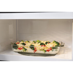 GE 30 in. 1.7 cu. ft. Over-the-Range Microwave with 10 Power Levels & 300 CFM - Stainless Steel, Stainless Steel, hires