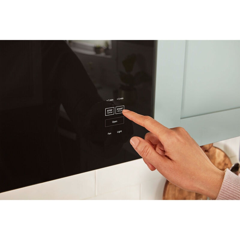 Whirlpool 30 in. 1.1 cu. ft. 1000W Over-the-Range Microwave with 300 CFM & Sensor Cooking - Fingerprint Resistant Stainless, Fingerprint Resistant Stainless, hires