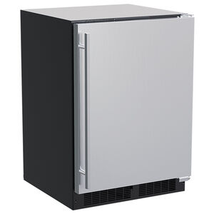Marvel 24" 4.7 Cu. Ft. Built-In Upright Compact Freezer with Adjustable Shelves & Digital Control - Stainless Steel, , hires