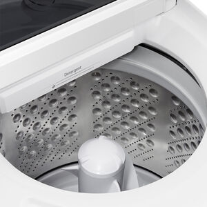 LG 27 in. 4.8 cu. ft. Smart Top Load Washer with 4-Way Agitator, EasyUnload & AI Sensing - Alpine White, Alpine White, hires
