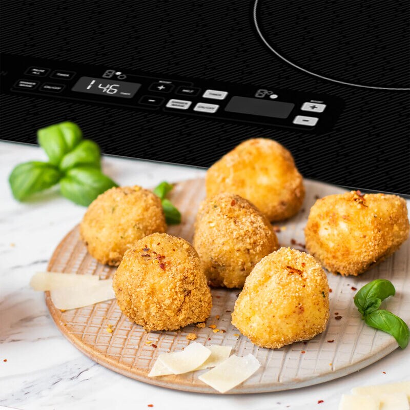 Sharp 30 in. 4-Burner Induction Cooktop with Simmer Burner & Power Burner - Black, , hires