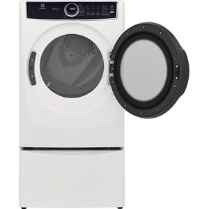 Electrolux 500 Series 27 in. 8.0 cu. ft. Stackable Electric Dryer with Predictive Dry, Instant Refresh, Perfect Steam & Sanitize Cycle - White, White, hires