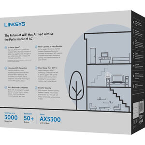 Linksys MX5 Velop AX Whole Home Mesh MU-MIMO WiFi 6 System, , hires