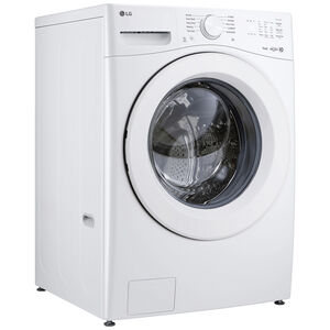 LG 27 in. 4.5 cu. ft. Smart Stackable Front Load Washer with AI Wash - White, , hires