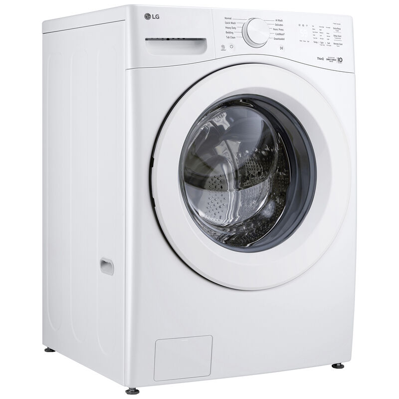 LG 27 in. 4.5 cu. ft. Smart Stackable Front Load Washer with AI Wash - White, , hires