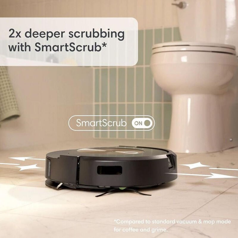 iRobot Roomba Combo j9+ Wi-Fi Connected Auto-Empty Robotic Vacuum/Mop Combo with Voice-Control & Cleaning Station, , hires