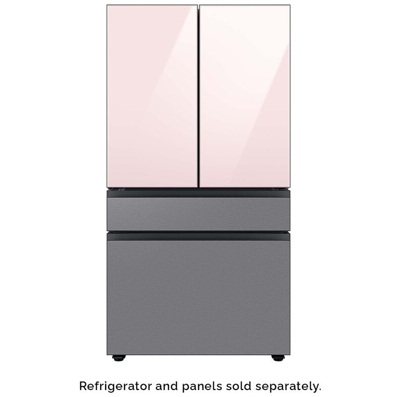 Samsung Bespoke 4-Door French Door Bottom Panel for Refrigerators - Stainless Steel, , hires