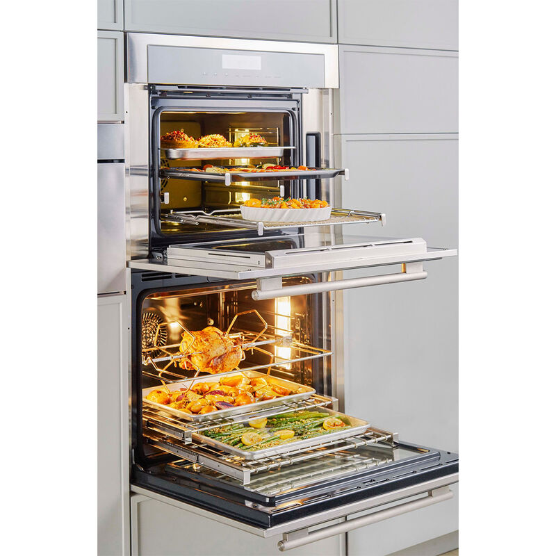 Thermador Masterpiece Series 30 in. 7.3 cu. ft. Electric Smart Double Wall Oven with True European Convection & Self Clean - Stainless Steel, , hires