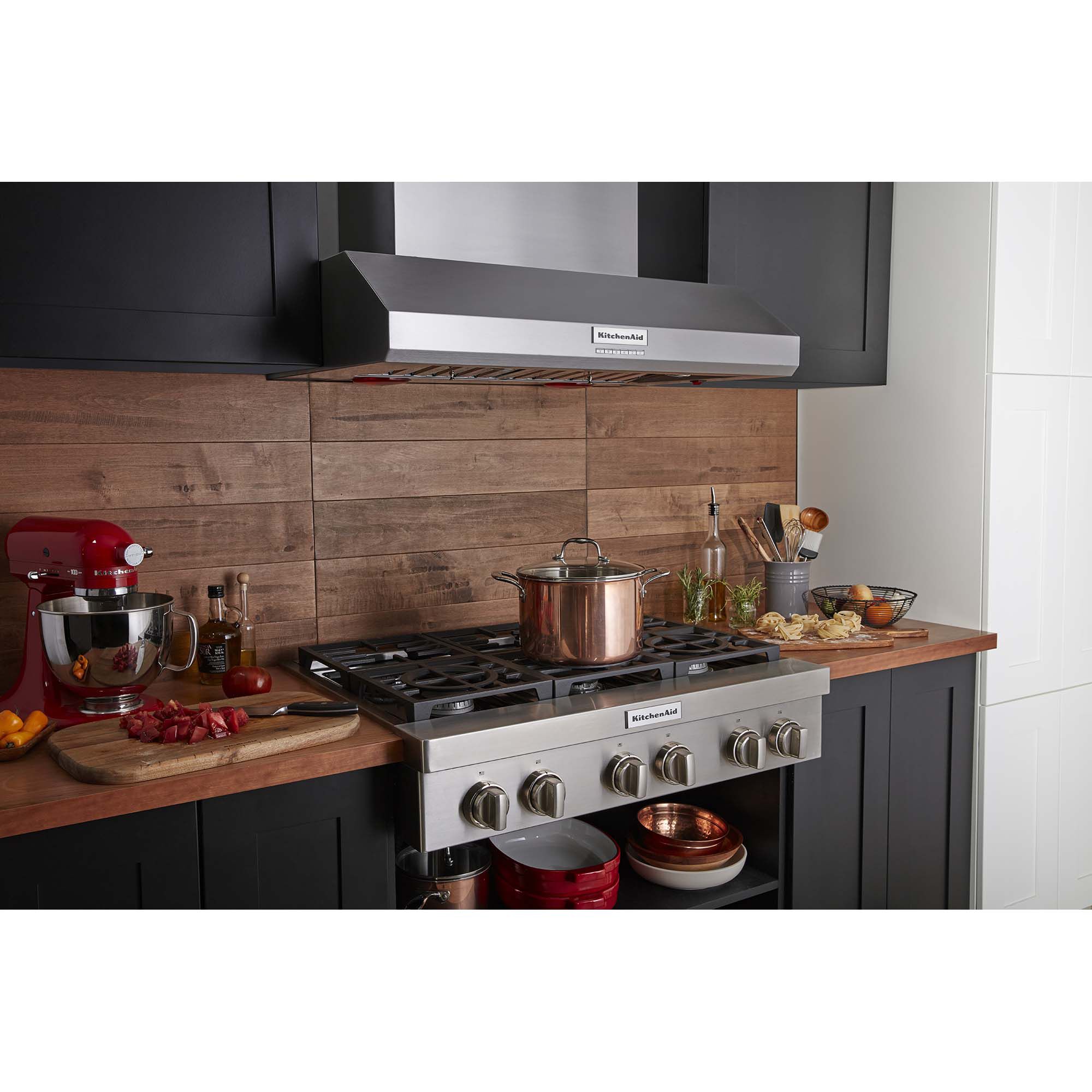 KitchenAid 36 in. 6-Burner Natural Gas Rangetop with Simmer Burner