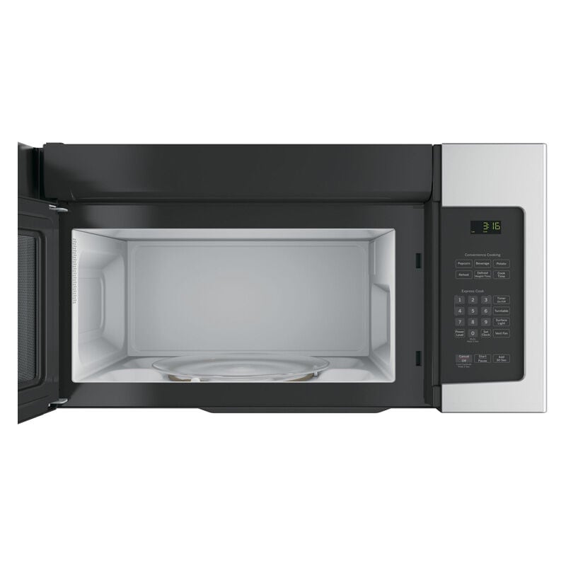 GE 30 in. 1.6 cu. ft. 950W Over-the-Range Microwave with 300 CFM - Stainless Steel, Stainless Steel, hires