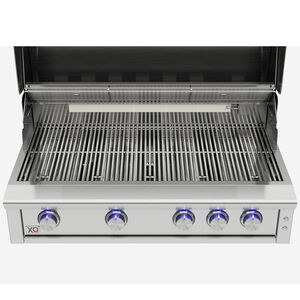 XO Performance XLT2 40 in. 4-Burner Built-In Liquid Propane Gas Grill - Stainless Steel, , hires