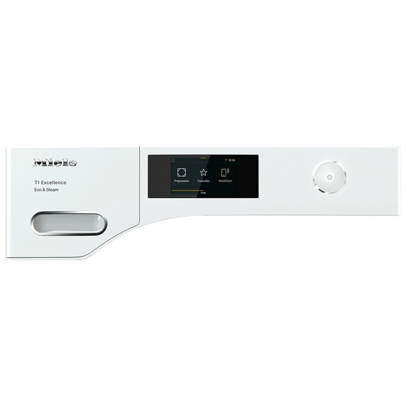 Miele 24 in. 4.0 cu. ft. Stackable Ventless Electric Dryer with ECODRY Technology & Steam Cycle - White, , hires