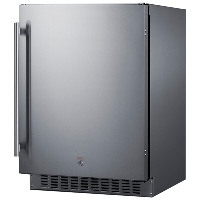 Summit 24 in. 3.1 cu. ft. Outdoor Mini Fridge - Stainless Steel, , hires