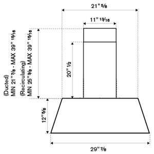 Bertazzoni Master Series 30 in. Convertible Canopy Pro Style Style Range Hood with 600 CFM, 3 Fan Speeds & 1 LED Light - Matte White, , hires
